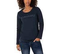Timezone Pull à col Rond Maillot de survêtement, Total Eclipse, S Femme