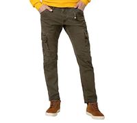 Timezone Regular Rogertz Mous, Army Olive, 34W x 32L Homme