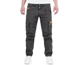 Timezone RogerTZ Roger Pantalon cargo décontracté moderne pour homme, Bleu-gris, 38W / 32L