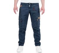 Timezone RogerTZ Roger Pantalon cargo décontracté moderne pour homme, Total Eclipse, 36W x 32L