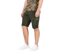 Timezone Short cargo pour homme Bermuda Regular RYKERTZ Short taille mi-hauteur coupe droite, 30W