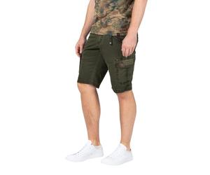 Timezone Short cargo pour homme Bermuda Regular RYKERTZ Short taille mi-hauteur coupe droite, 30W