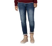 Timezone Slim Nalitz 7/8 Jeans, Bleu métallisé délavé, 29 W Femme