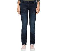 Timezone Slim Nalitz Jean, Bleu (Dark Blue Brushed Wash 3406), W26/L32 (Taille Fabricant: 26/32) Femme