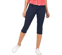 Timezone Slim Salometz 3/4 Short, Bleu (Total Eclipse 3393), W27 (Taille Fabricant: 27) Femme