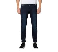 Timezone Slim Scotttz, Short Homme, Bleu (Dark Navy Wash 3500), W36/L34
