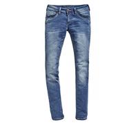 Timezone Slim Tahila Jean Straight (Coupe, Jambe Droite), Blau (Blue Denim Wash 3041), 29 W/34 L Femme