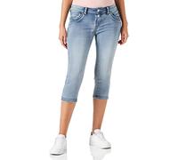 Timezone Slim Talitz 3/4 Short, Bleu (Aqua Blue Wash 3039), W31 (Taille Fabricant: 31) Femme