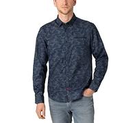 Timezone T- Shirt structuré Intelligent Chemise, Camo Blue Tech, M Homme