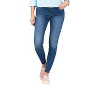Timezone Tight AleenaTZ Jeans, Blue Denim Wash, 32W x 30L Femme