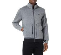 Timezone Veste Hi-Tech Maillot de survêtement, Gris foncé mélangé, L Homme