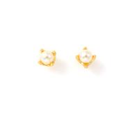 timi of sweden Boucles d'oreilles 'Essie' or, Taille Taille unique