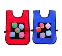 TIMIFUN Jeu de Ballon Chasseur Ultime pour Enfants, Gilet de balles collantes pour Jeux de Ballon Chasseur, Accessoires de Jeu de Lancer interactifs en extérieur et en intérieur pour garçons (Type A)