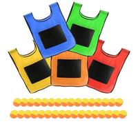 TIMIFUN Jeu de Ballon Chasseur Ultime pour Enfants, Gilet de balles collantes pour Jeux de Ballon Chasseur, Accessoires de Jeu de Lancer interactifs en extérieur et en intérieur pour garçons (Type B)