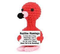 TIMIFUN Peluches De Soutien éMotionnel, PoupéE Positive Amusante, Adorable PoupéE Au Crochet, Cadeaux Amusants Et Insolites pour Meilleur Ami, CollèGue, Petite Amie, Ami, Petit Ami (Flamingo)