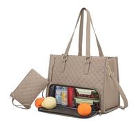 TIMIFUN Sac fourre-Tout 2 en 1, Sac à Lunch Isotherme et étanche, Grand Sac fourre-Tout de Travail avec Compartiment à Lunch, Sac à Main de Travail pour Affaires et Bureau