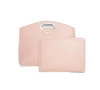 TIMIFUN Sac fourre-tout pour ordinateur portable pour femme, sac à main, imperméable et résistant à l'usure, grande capacité, idéal pour le bureau, le travail et les voyages d'affaires (Pink)