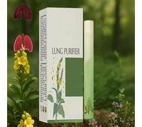 Timilk Herbaair Mullein Lung Purifier,Mullein Leaf Extract for Lungs, Herbaair Lung Purifier,Herbal Lungs Cleanse Inhaler,Improving Breathing and Oral Air Freshening (1 pcs)