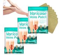 Timilk Legrenew Pansements varices - Soin des jambes apaisant avec ingrédients à base de plantes, pour soutenir la circulation sanguine de la peau et détendre les jambes fatiguées (3 pièces, taille