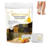Timilk Slimflow Patchs détox lymphatique au venin d'abeille, drainage lymphatique au venin d'abeille, coussinets de pied, drainage lymphatique au venin d'abeille, patch amincissant pour le pied, patch
