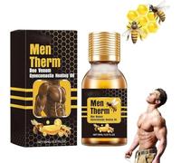 Timilk Venomdefine - Huile de gynécomastie au venin d'abeille pour hommes, huile chauffante pour gynécomastie Therm Beevenom pour homme, huile chauffante raffermissante pour renforcer les muscles de