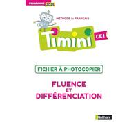 Timini CE1 - Fluence et différenciation: Programme 2025