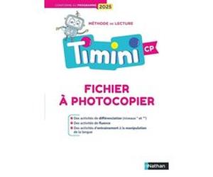 Timini - Fichier à photocopier - Différentiation et manipulation CP Alain Bentolila (Collection dirigée par), Arnaud Alméras (Auteur), Bruno Germain (Auteur), Christine Rouchon (Auteur), Hélène Tachon
