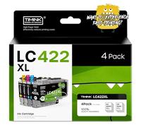 Timink 4 Pack LC422XL Cartouches Compatibles pour Brother LC422 LC422XL LC-422XLVAL Cartouches d'impression Compatibles pour Brother MFC-J6940DW MFC-J5340DW MFC-J5345DW MFC-J6540DW MFC-J5740DW