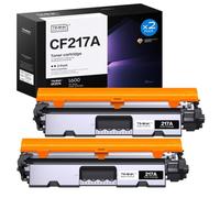 Timink Lot de 2 toners 17A CF217A compatibles avec HP 17A CF217A pour HP Laserjet Pro MFP M130nw pour Laserjet Pro MFP M130FW M130A M130FN M130NW M102W M102A (2 noirs)