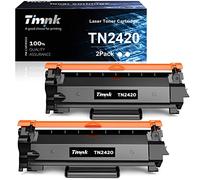 Timink TN2420 Cartouche de Toner Compatible (2 Noir) pour Brother TN2420/TN2410, DCP-L2530DW/L2550DN MFC-L2710DW/L2710DN/L2730DW/L2750DW HL-L2370DN/L2375DW