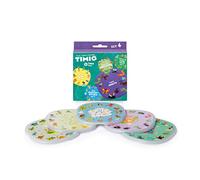 TIMIO Disc Set # 4 : 5 disques Audio pour Le Lecteur TIMIO | Apprendre 96 comptines Vol. 3, 12 Contes de fées Vol.2, 12 Contes de fées Vol. 3, Dinosaures, Petits Insectes | 8 Langues | De 2 à 6 Ans