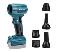 Timisea Souffleur Turbo Jet pour Makita 18 V/20 V - Moteur sans balais - Vitesse variable - Pour animaux de compagnie, ordinateur, barbecue, neige, sèche-linge (sans batterie)