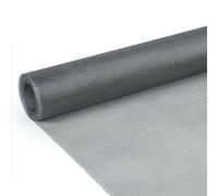 Timizi Maille Moustiquaire pour Fenetres 1x15m, Grillage Fine Maille Fixation Rideau Rouleau Toile Moustiquaire, pour Porte et Fenetre. - Gris