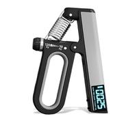 TIMJAN Entraîneur de Main 10-120 kg entraîneur d'avant - Bras réglable Grip Force Trainer athlète Finger Training Device & Hand Repair (Color : Grey)