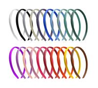 TIMJJG - Lot de 20 bandeaux en satin - Couleur bonbon - Accessoires pour cheveux - Convient pour les fêtes joyeuses et les spectacles