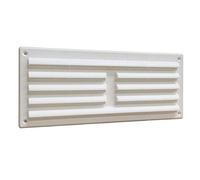 Timloc 1207WF Moustiquaire en plastique pour grille d'aération Blanc 9 x 3 cm