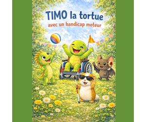 Timo la tortue avec un handicap moteur
