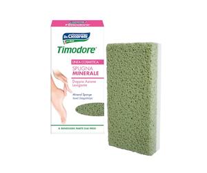 Timodore, Éponge Minérale Polyvalente, Action Exfoliante et Lissante, Élimine Délicatement la Peau Sèche et Calleuse des Talons et de la Plantaire, Testé Dermatologiquement