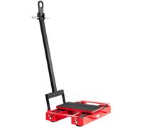 Timon rouleur 6 t 8 galets en nylon plateau rotatif avec poignée MW Tools TRA6