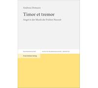 Timor et tremor: Angst in der Musik der Frühen Neuzeit