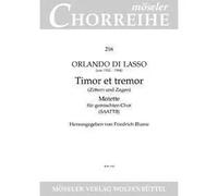 Timor Et Tremor / Choral Score