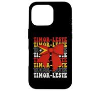 Timor-Leste Timor Oriental Timor Oriental Fierté Coquette Bow Drapeau Coque pour iPhone 16 Pro