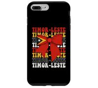 Timor-Leste Timor Oriental Timor Oriental Fierté Coquette Bow Drapeau Coque pour iPhone 7 Plus/8 Plus
