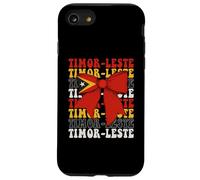 Timor-Leste Timor Oriental Timor Oriental Fierté Coquette Bow Drapeau Coque pour iPhone SE (2020) / 7/8