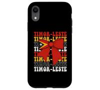 Timor-Leste Timor Oriental Timor Oriental Fierté Coquette Bow Drapeau Coque pour iPhone XR