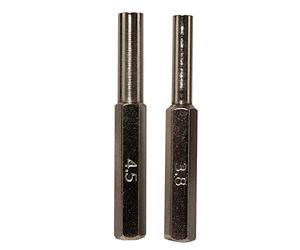 Timorn sécurité Bit acier SET 3.8mm et 4.5mm Outil Tournevis de sécurité pour NGC/SFC / N64 / SEGA (1x 3.8 mm + 1x 4.5 mm)