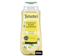 TIMOTEI - Shampoing Éclat Sublimateur pour Cheveux Blonds, Brillance Lumineuse (Flacon 300mL) - Le Lot De 4
