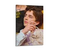 Timothee Chalamet 10 Poster sur toile pour décoration murale de salon, chambre à coucher 50 x 75 cm