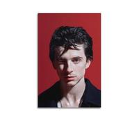 Timothee Chalamet 3 Poster sur toile pour décoration de chambre à coucher, bureau, chambre, cadeau 50 x 75 cm