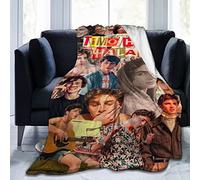 Timothee Chalamet Couverture polaire ultra douce et confortable pour canapé, lit, sofa, couverture légère et chaude en peluche pour 150 x 125 cm